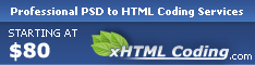 xHTML Coding Services